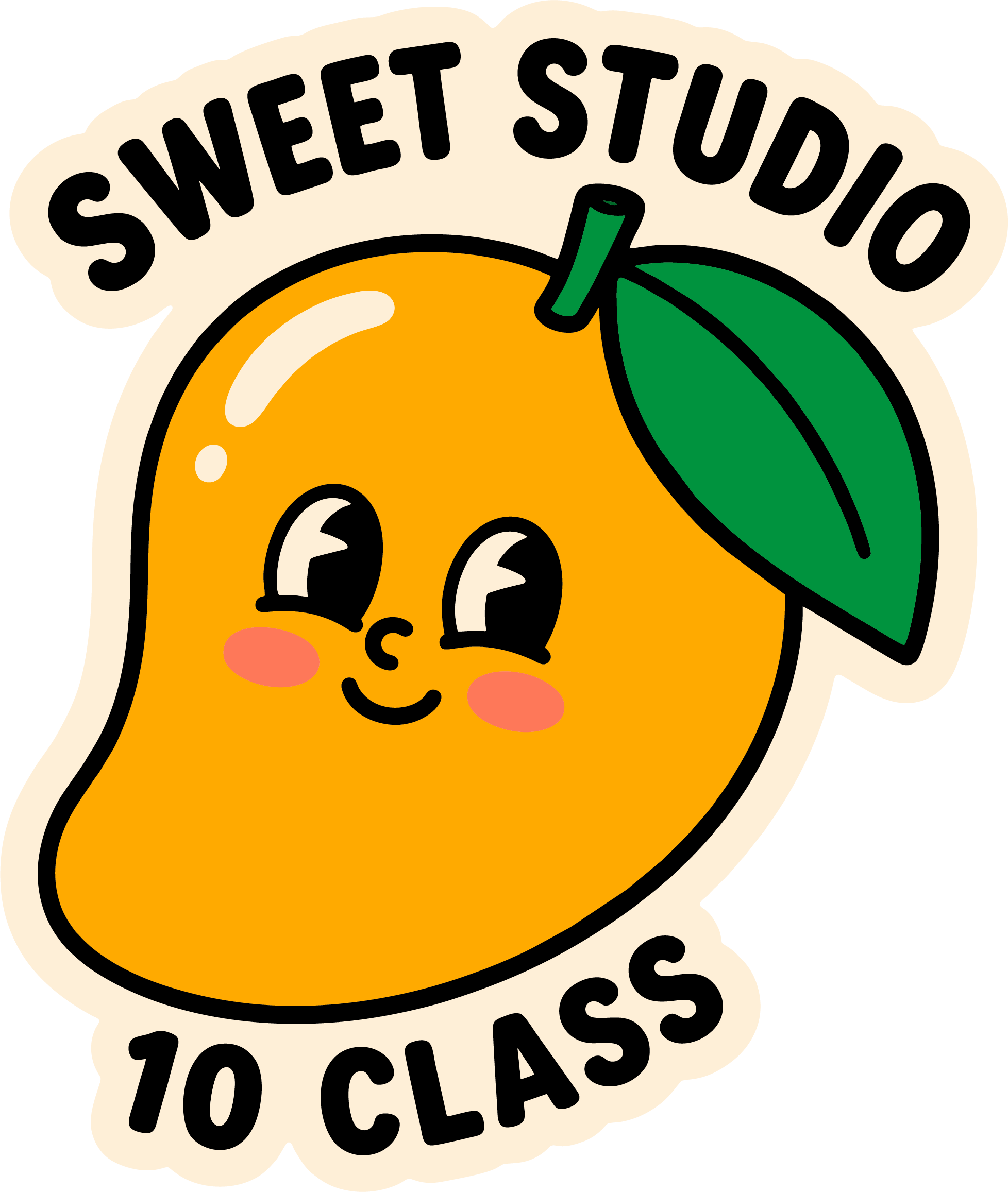Sweet 10 Class milestone sticker
